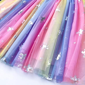 <span class=keywords><strong>Vestidos</strong></span> de Algodón <span class=keywords><strong>para</strong></span> <span class=keywords><strong>Niñas</strong></span> de 2 a 14 Años, Personalizables, ODM, con Encaje en Capas, Manga Corta, Estampado de <span class=keywords><strong>Unicornio</strong></span>, Ropa Infantil - Product Image 3