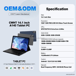 Hot phổ biến 14 inch <span class=keywords><strong>Android</strong></span> 14 máy tính bảng 6GB + 256GB Rom Dual Sim thẻ 10000mAh Pin 4 gam đa chức năng kinh doanh máy tính xách tay - Product Image 3