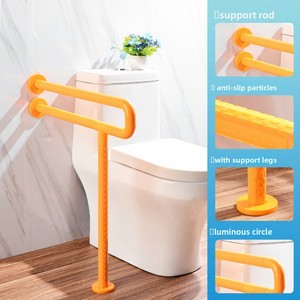 Barres d'appui pliables en acier inoxydable blanc <span class=keywords><strong>de</strong></span> haute qualité en forme <span class=keywords><strong>de</strong></span> U pour salle <span class=keywords><strong>de</strong></span> bain moderne - Product Image 4