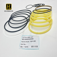 Kit de joints de révision pour brise-roche hydraulique durable TOP200 pour mini-excavatrice de 0,5 à 50 tonnes, pièces de réparation pour marteau brise-roche