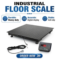 Balance numérique industrielle robuste 5000 kg pour sol et banc, affichage LCD, modèle TCS, personnalisation OEM, facile à utiliser pour les entrepôts