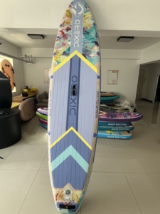 Tabla de Paddle Surf Inflable de PVC de Alta Calidad, 11'*33'', Diseño de Flores Azules, Nueva, con Tecnología Drop Stitch - Product Image 3