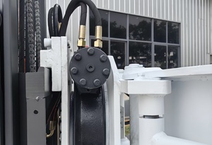 Factory Stock 0.5 Ton 500kg Electric Stacker with Paper Roll <strong>Clamp</strong> Stacker Electric Drum Rotator Electric Lifter <strong>Truck</strong> on Sale - Product Image 6