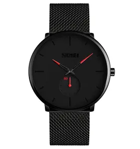 Skmei 9185 Trendy Top Rating Nieuwste Trendontwerp Fabrieksprijs Waterdicht Beste Prijs Quartz Horloge Mannen Roestvrij Staal Band