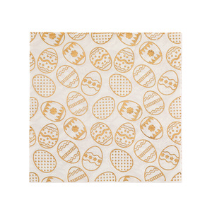 Golden Egg Pattern Paper Napkins 330mm Disposable Party Tableware 20 Sheets Per Pack - Product Image 5