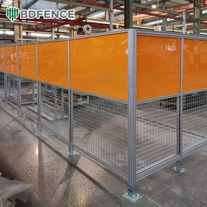 Valla <span class=keywords><strong>de</strong></span> Seguridad para <span class=keywords><strong>Taller</strong></span> <span class=keywords><strong>de</strong></span> <span class=keywords><strong>Aluminio</strong></span> Anodizado, Panel <span class=keywords><strong>de</strong></span> Acrílico <span class=keywords><strong>de</strong></span> Protección, Equipo Automatizado, Vallas Personalizables, Cercado para Área <span class=keywords><strong>de</strong></span> Fábrica - Product Image 5