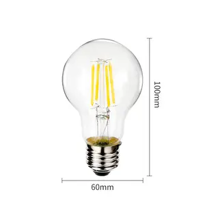 Lâmpada led de edison incandescente, personalizada de fábrica