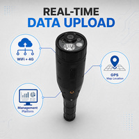 Lampe de poche d'inspection ferroviaire avec caméra 1080P DVR, torche étanche IP66, WiFi 2,4 pouces, 4G, GPS, laser pour les travailleurs des services publics