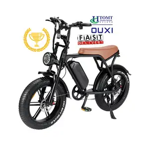 Land Cruiser จักรยานไฟฟ้า1000W ยางอ้วนจักรยาน SUV 250W Ouxi V8ออฟโรดสำหรับทุกพื้นที่