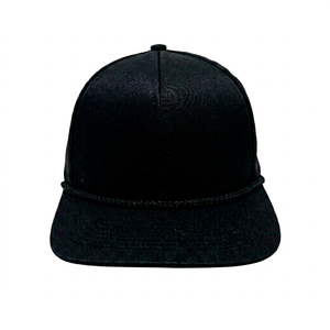 Gorra Trucker Negra de 6 Paneles, Estructurada, Perforada con Corte Láser, con Logotipo y Color Personalizados, Casual, para Adultos, para las Cuatro Estaciones, Hecha en Vietnam - Product Image 1