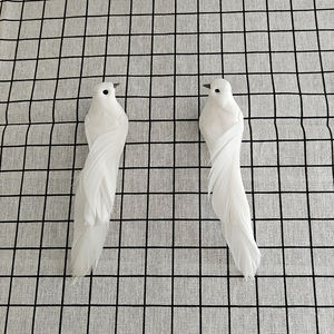 Burung merpati dekorasi buatan burung merpati untuk dekorasi Natal pernikahan dan dekorasi rumah BD18196 - Product Image 2