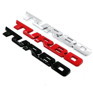 Emblemas de letras 3D, pegatinas adhesivas para guardabarros y laterales de automóviles