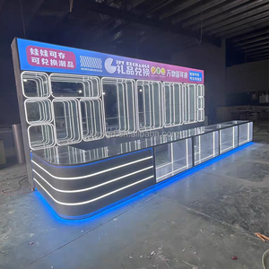 Game Center Rédemption Cabinet Led Vitrine pour les machines à griffes Présentoir en bois Comptoir Design Présentoir en bois Bureau de caisse - Product Image 5