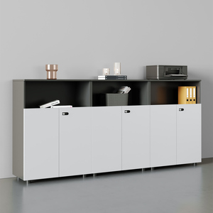 Meuble de classement moderne de luxe en MDF avec mécanisme de verrouillage, rangement classique en bois de caoutchouc pour livres, idéal pour les applications scolaires - Product Image 6