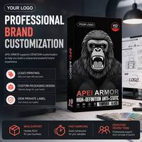 Protector de Pantalla de Vidrio Templado Gorilla 3X Más Resistente a Arañazos, Sin Burbujas, HD Transparente para iPhone 16 17 18 Pro Max Air