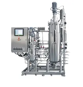 Stainless Steel Lab Laboratory Stirred Agitated Tank Reactor Jacketed Pharma Biological Vacuum Pressure Vessel Bioreactor