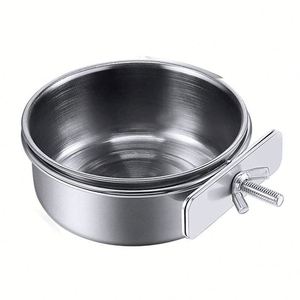 Comedero para Pájaros, Loros y Periquitos, Pequeño, Anti-Mordidas, Móvil, con Taza de Agua - Product Image 6