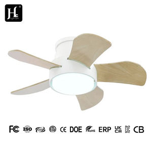 Ventilateur de plafond design nordique moderne de 36 pouces avec lumière LED, télécommande, corps en fer, 5 pales, 220V DC, dimmable - Product Image 4