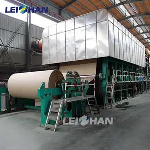 Carton Recycling Machine Production Line Recycled Cardboard Processing Machine Jumbo Roll Paper Making Machine