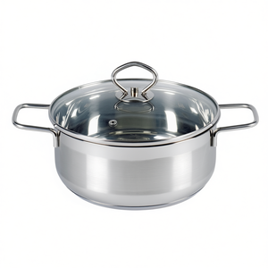 Manhattan Roasting Pot 1.3 L 16 Cm Stainless Steel <b>With</b> <b>Lid</b> For Even Cooking - Product Image 2