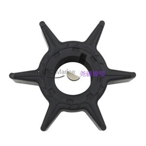 Hélice de pompe à eau compatible avec les moteurs hors-bord Yamaha 6H4-44352 Clé 90280-03024 en caoutchouc chloroprène à vortex fermé pour refroidissement du moteur - Product Image 3