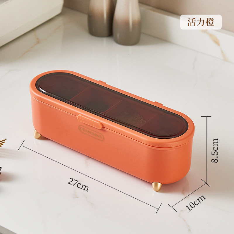 [food grade 0 odor] orange- moisture-proof (4 spoons inside)