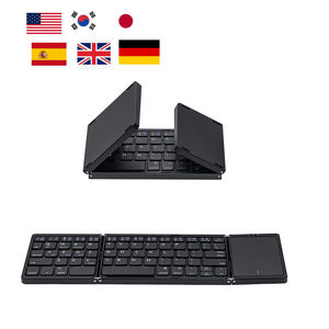 Teclado Inalámbrico Bluetooth Ultra Delgado de Bolsillo, Plegable y Portátil, con Panel Táctil - Product Image 1