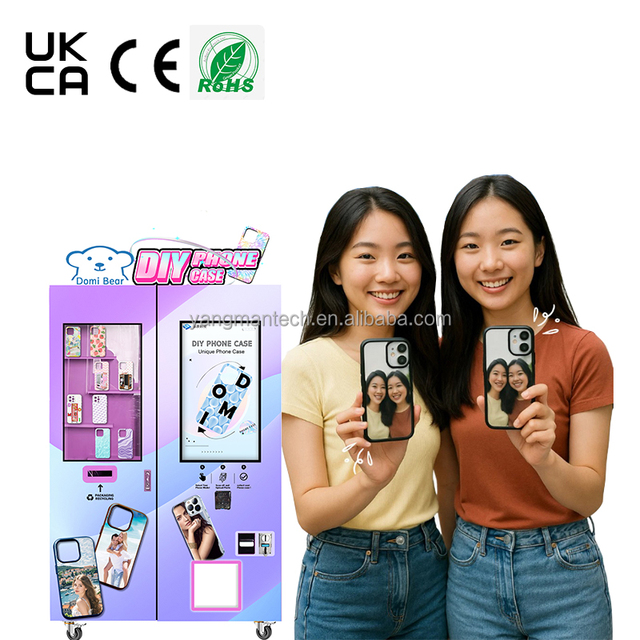 New Arrival 110v /220v Silicone Phone Case Full Automatic Phone Case Printing Vending Machine for Customizing Phone Cases