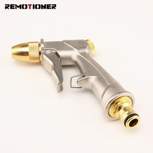 Boquilla de Agua Manual de Metal Resistente, Alta Presión, con 4 Modos de Rociado para Regar Plantas, Césped, Lavar Autos, Patio y Mascotas - Product Image 4