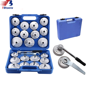 Tbtools Bộ cờ lê lọc dầu bằng nhôm loại 23 nắp xe ô tô Bộ dụng cụ tháo Mũ cốc Bộ dụng cụ sửa chữa xe Bộ dụng cụ tb149 - Product Image 2