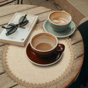 Wholesale Jute Natural Braided <strong>Placemats</strong> Custom <strong>Placemats</strong> Round Jute <strong>Placemat</strong> With Lace <strong>for</strong> <strong>Table</strong> Decoration - Product Image 5