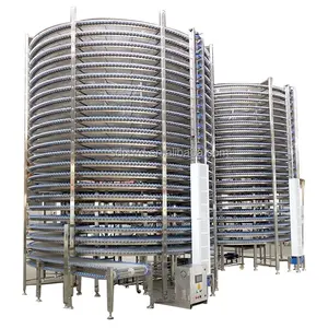 Iqf Spiral Freezer Spiral Cooling Seafood Meat Poultry Freezing Spiral Cooling Seafood Meat Poultry Freezing Conveyor