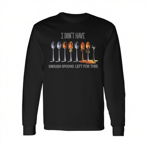 Camiseta de manga larga Spoon Theory Chronic Illness Energy Management - Product Image 2