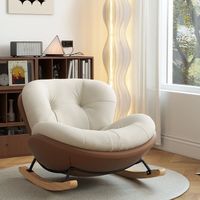Fauteuil à bascule Snail pour balcon et salon, fauteuil de luxe pour la détente à la maison, canapé pour la sieste, fauteuil relaxant pour s'asseoir ou s'allonger