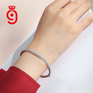 Bracelet de luxe en moissanite S925, design élégant, exceptionnel pour un retour de lumière maximal, idéal pour le quotidien et les soirées, livraison rapide, certifié GRA - Product Image 3