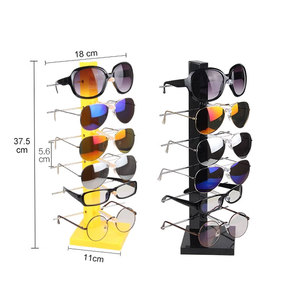 Xách tay Tabletop tùy chỉnh nhựa <span class=keywords><strong>acrylic</strong></span> kính hiển thị giá Kính mát hiển thị giá Kính mắt phụ kiện trang sức hiển thị đứng - Product Image 2