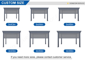 Outdoor Spa <b>Hot</b> <b>Tub</b> Gazebo Permanent Canopy Garden Patio Gazebo for Spa Pools Quality Pergola Heavy-duty Pavilion Solid <b>Tent</b> - Product Image 5