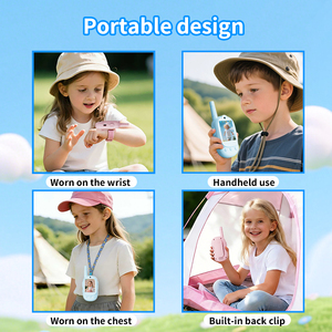 Talkie-walkie vidéo amusant à canal unique rapide avec autocollant <span class=keywords><strong>photo</strong></span> pour enfants - Product Image 5