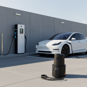 Adaptador de Carga para Vehículos Eléctricos, 80 Amperios, 240V CA, SAE a Conector Tesla, Certificado IP65 - Product Image 2