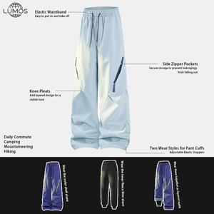 <span class=keywords><strong>Pantalones</strong></span> de Paracaídas Impermeables y Cortavientos para <span class=keywords><strong>Hombre</strong></span> y Mujer, con Logotipo Personalizado, Transpirables, Estilo Jogger, <span class=keywords><strong>Pantalones</strong></span> de <span class=keywords><strong>Trabajo</strong></span>, <span class=keywords><strong>Pantalones</strong></span> de Senderismo - Product Image 3