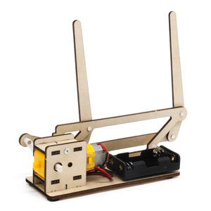 Kit de Ciencia DIY con Limpiaparabrisas de Madera para Niños, Juguete Educativo de Experimentos de Física, Operación Manual, Forma Geométrica, 7-9 Años - Product Image 2