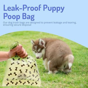 New Paw Custom Biodegradable <b>Compostable</b> Dog Poop Poo Pop Bag Wholesale Manufacturer Simple Style Pet Waste Disposal Bag - Product Image 5
