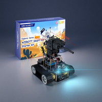 STEM War Machine Look Robot Smart Car Kit ESP8266 WiFi Board Control de aplicación remota Educación DIY Aprendizaje para Arduino R3