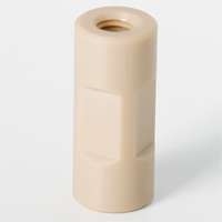 Usinage CNC sur mesure en acier inoxydable PEEK pour l'usinage de fils filetés internes, isolation haute température, faible friction, précision