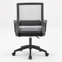 Chaise de bureau ergonomique pivotante en maille à dossier mi-haut, confortable, pour salle de réunion, bureau de direction et bureau d'étude, vente en gros directe usine