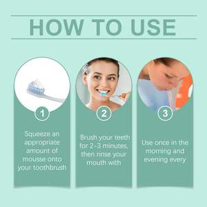 High Quality 60ml Organic <b>Teeth</b> <b>Whitening</b> <b>Foam</b> Toothpaste & Mouthwash for Home Use - Product Image 6