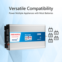 Convertisseur de puissance onduleur à onde sinusoïdale pure Pretiosus 1500W DC12/24/48V vers AC110V 220V Mixte