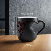 Tasses magiques en porcelaine personnalisées, cadeaux pour la fête des pères, impression de logo, tasses en céramique pour couple, tasse à café changeante de couleur