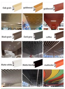 Revêtement mural extérieur en métal imitation <span class=keywords><strong>bois</strong></span>, format 0,75''x12''x120'', pour décoration murale extérieure - Product Image 6