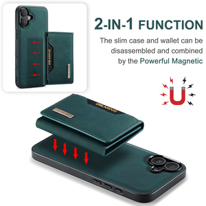 Funda DG para <span class=keywords><strong>iPhone</strong></span> 16 Plus, <span class=keywords><strong>iPhone</strong></span> 16 Pro Max, 16e. MING <span class=keywords><strong>M2</strong></span> - Funda Magnética Desmontable para Teléfono con Cartera de Cuero, a Prueba de Golpes - Product Image 3